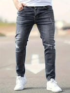 Alex | Trendy Ripped Slim Jeans