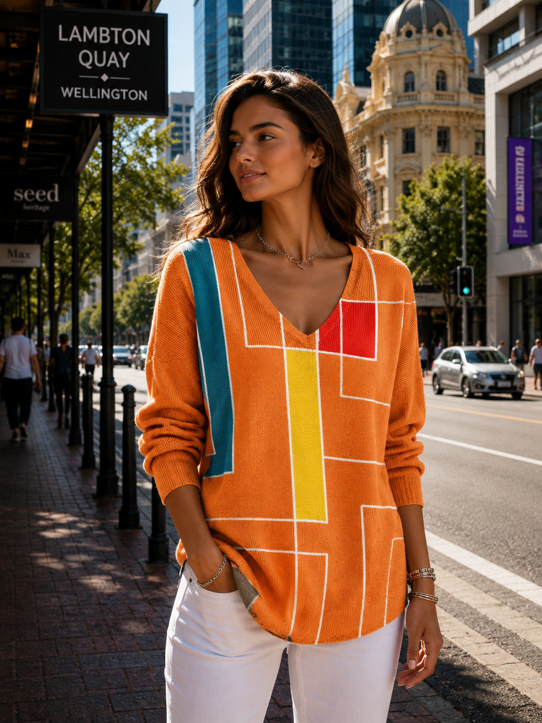 Hannah | V-Neck Sweater