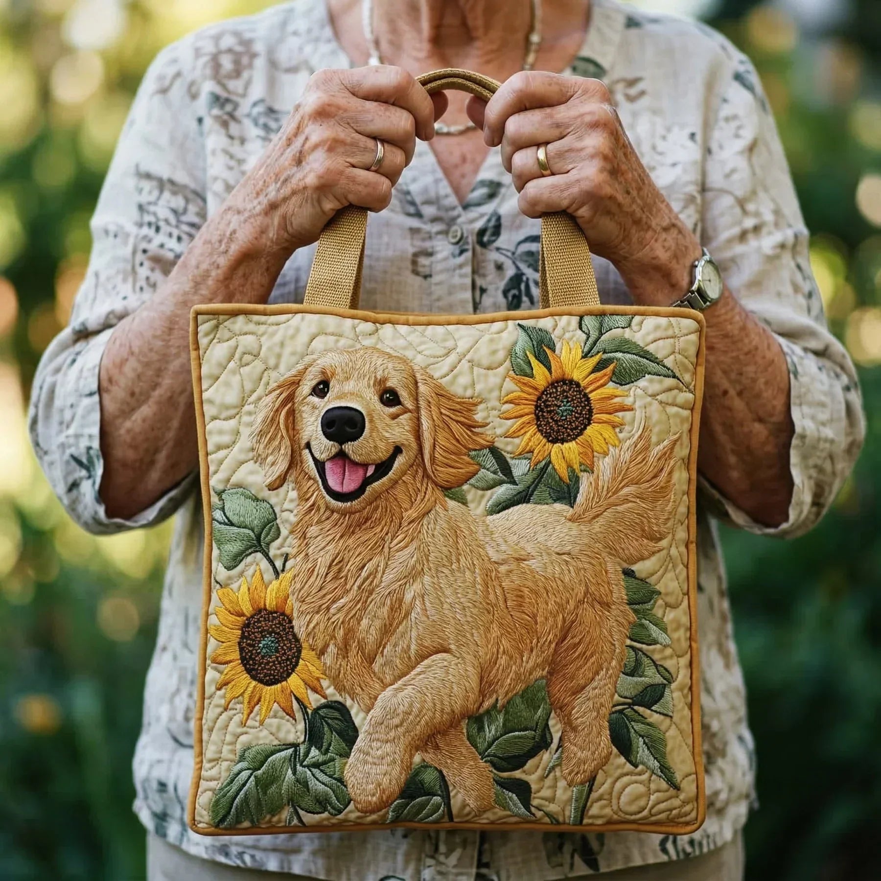 Mia | Handmade soft quilted bag