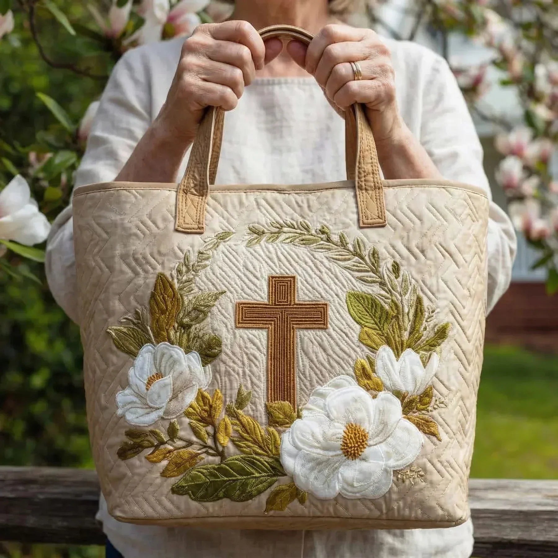Ella | Handmade soft quilted bag