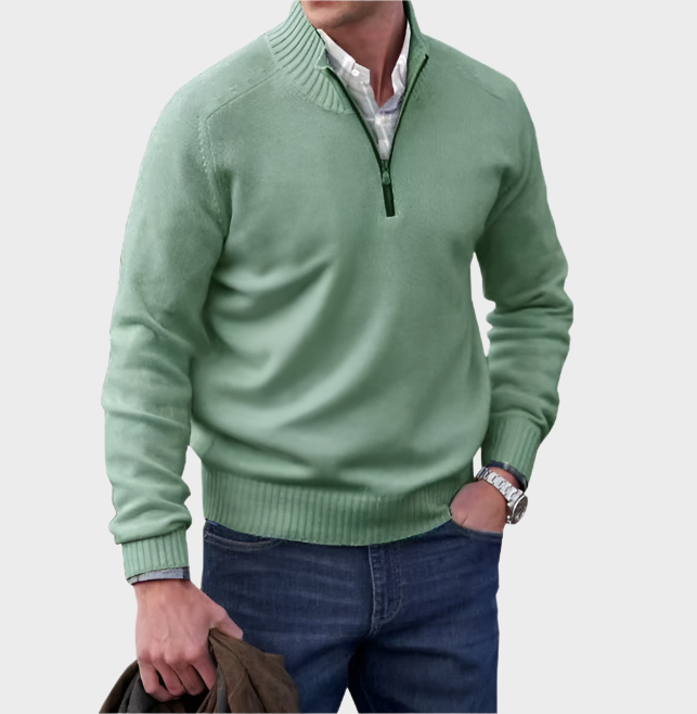 Oliver | Elegant Zip Sweater