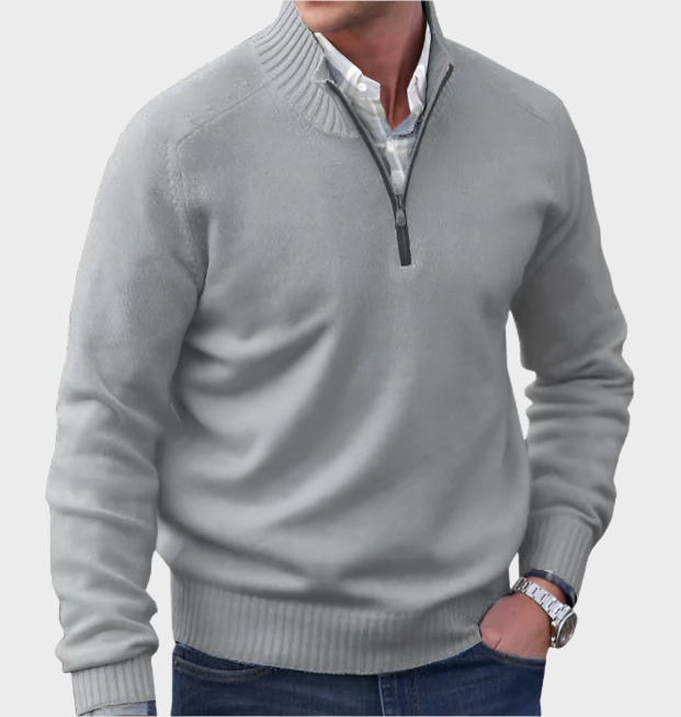 Oliver | Elegant Zip Sweater