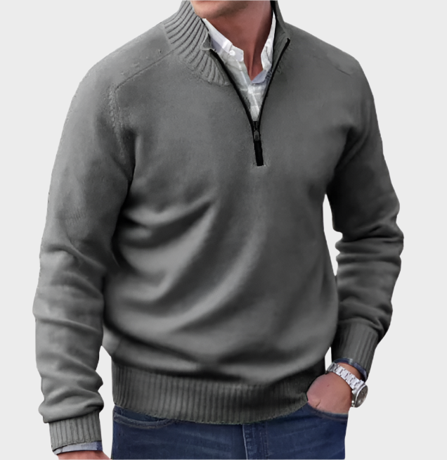 Oliver | Elegant Zip Sweater
