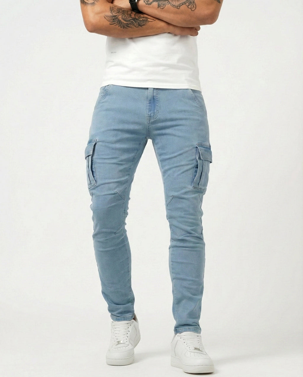 Jean | Elastic Cargo Pants