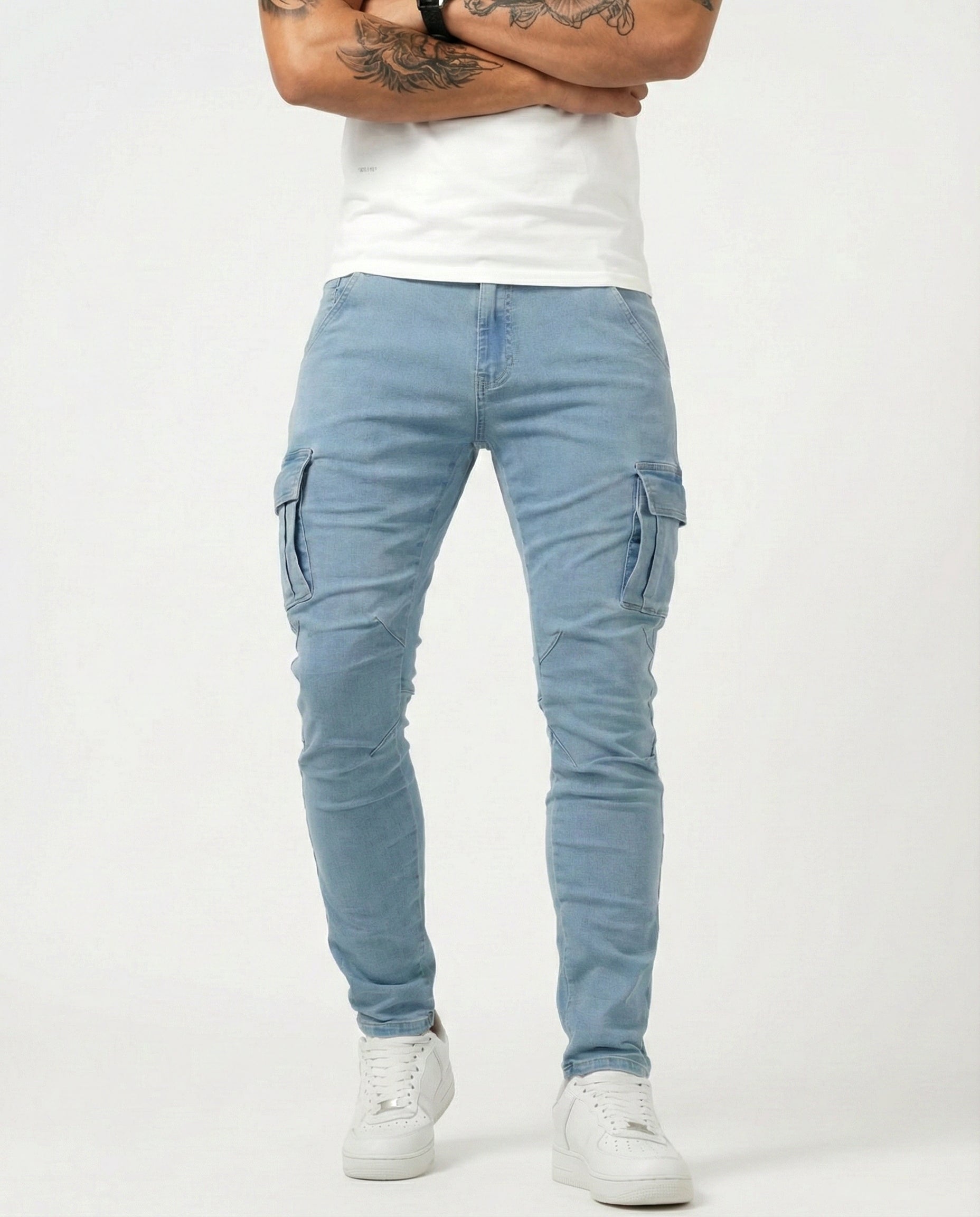 Jean | Elastic Cargo Pants
