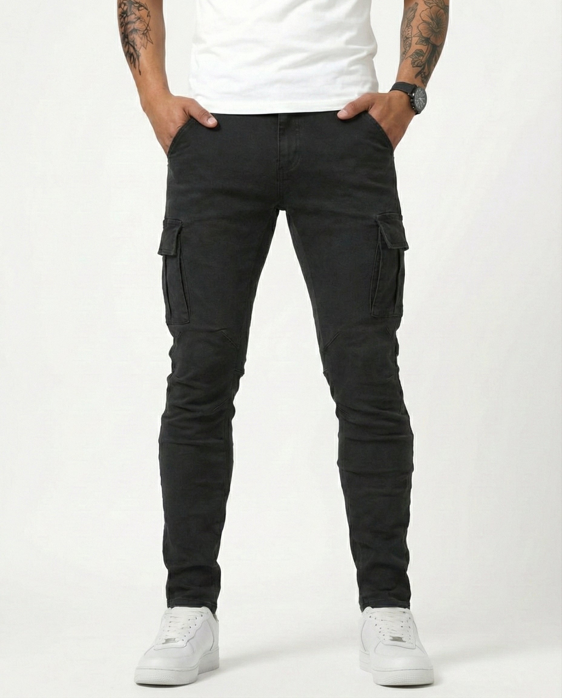 Jean | Elastic Cargo Pants