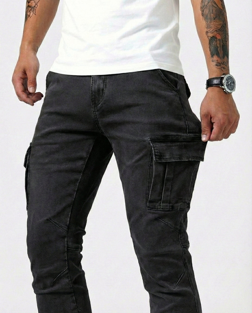 Jean | Elastic Cargo Pants