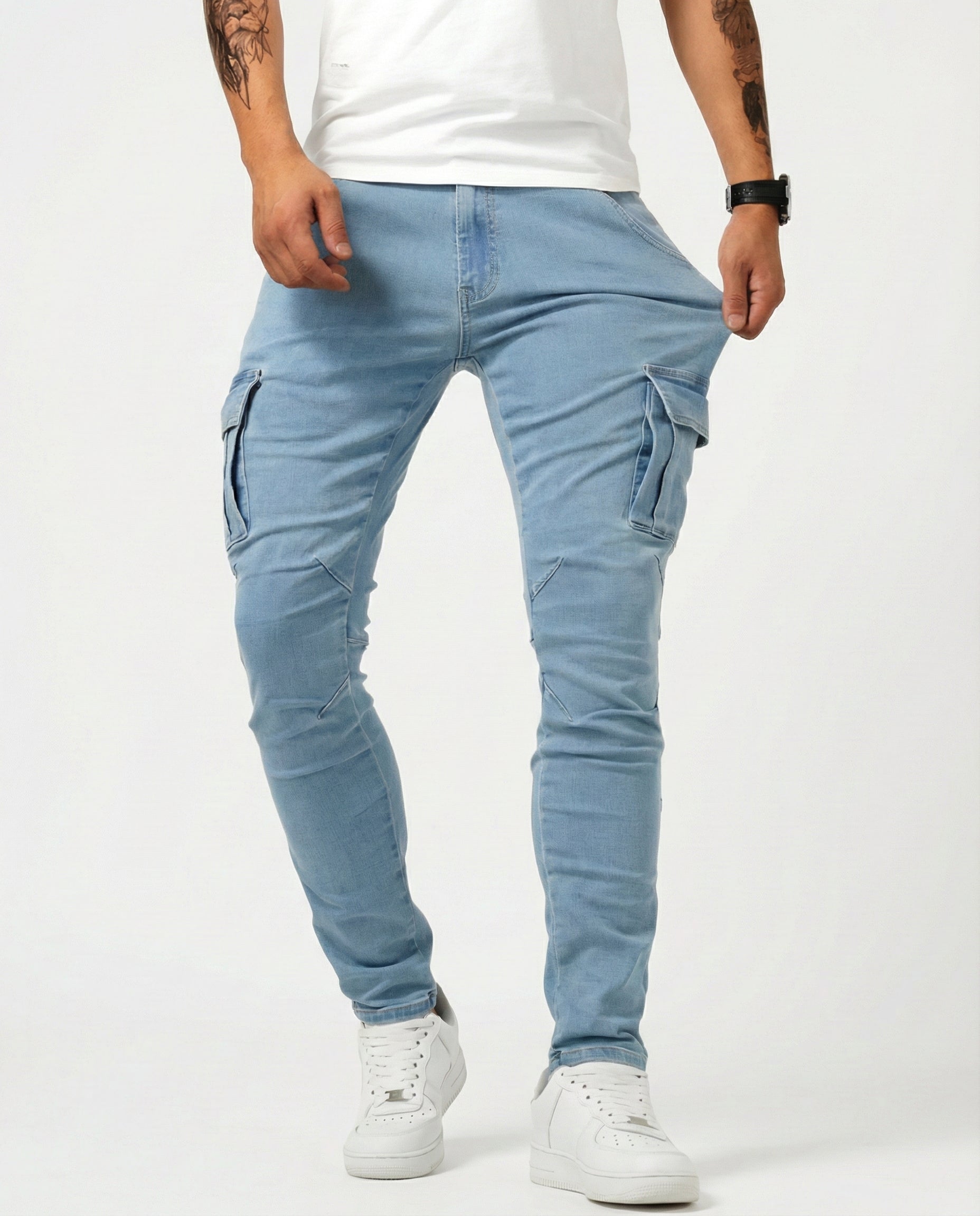 Jean | Elastic Cargo Pants