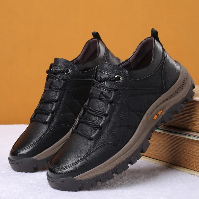 MATT - Zapatos para hombre de cuero hechos a mano ergonómicos