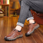MATT - Zapatos para hombre de cuero hechos a mano ergonómicos