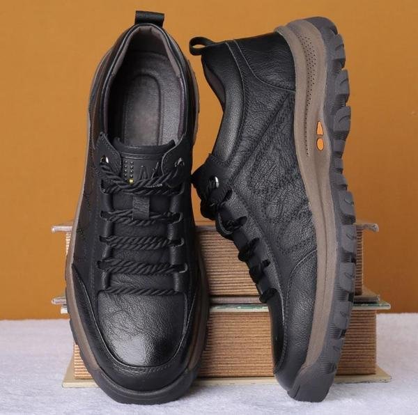 MATT - Zapatos para hombre de cuero hechos a mano ergonómicos
