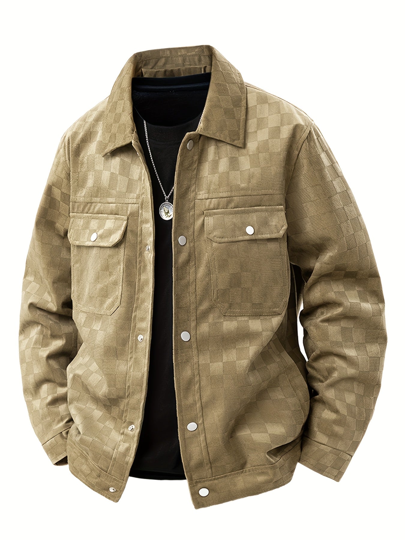 Mason | Checkered Suede Jacket
