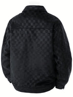 Mason | Checkered Suede Jacket