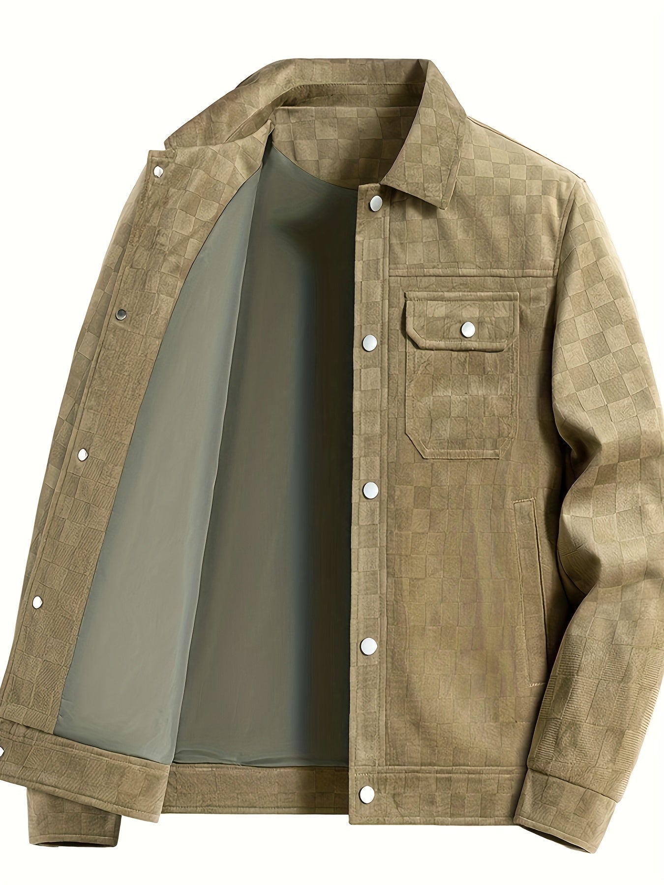 Mason | Checkered Suede Jacket
