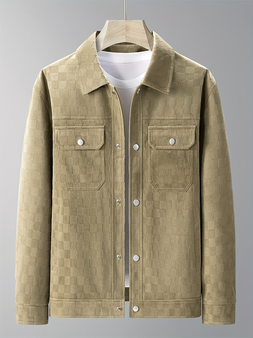 Mason | Checkered Suede Jacket