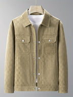 Mason | Checkered Suede Jacket