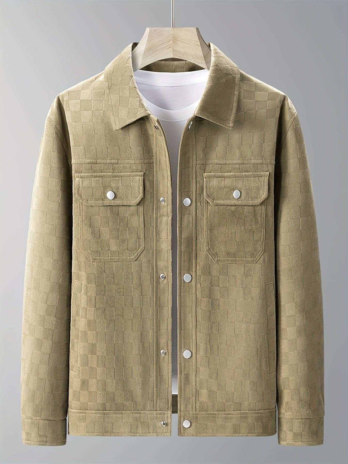 Mason | Checkered Suede Jacket