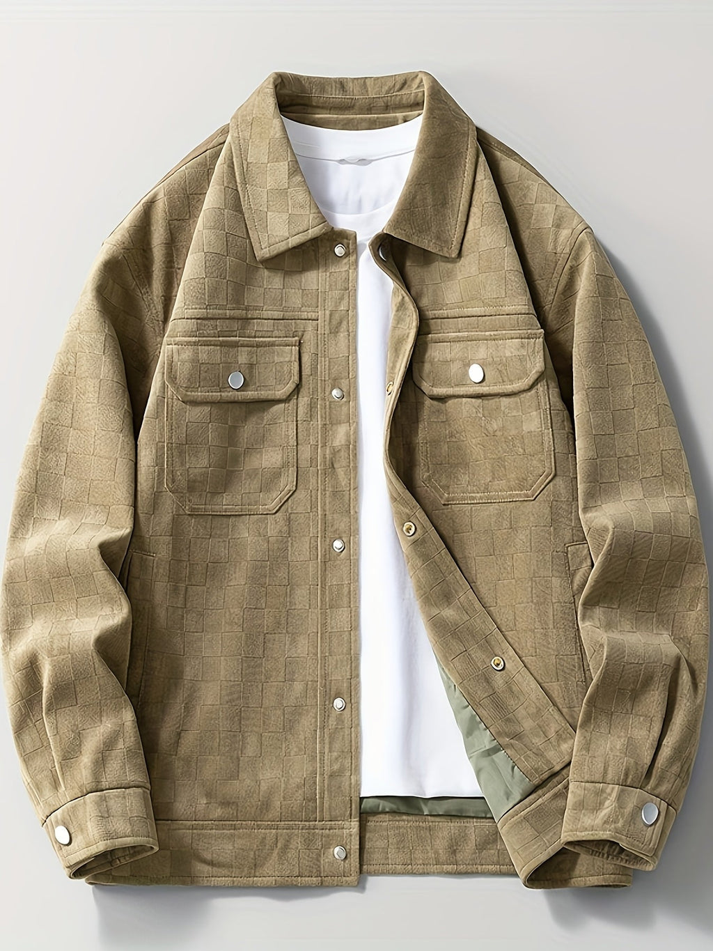 Mason | Checkered Suede Jacket