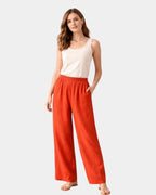Mia | Cotton and Linen Pants