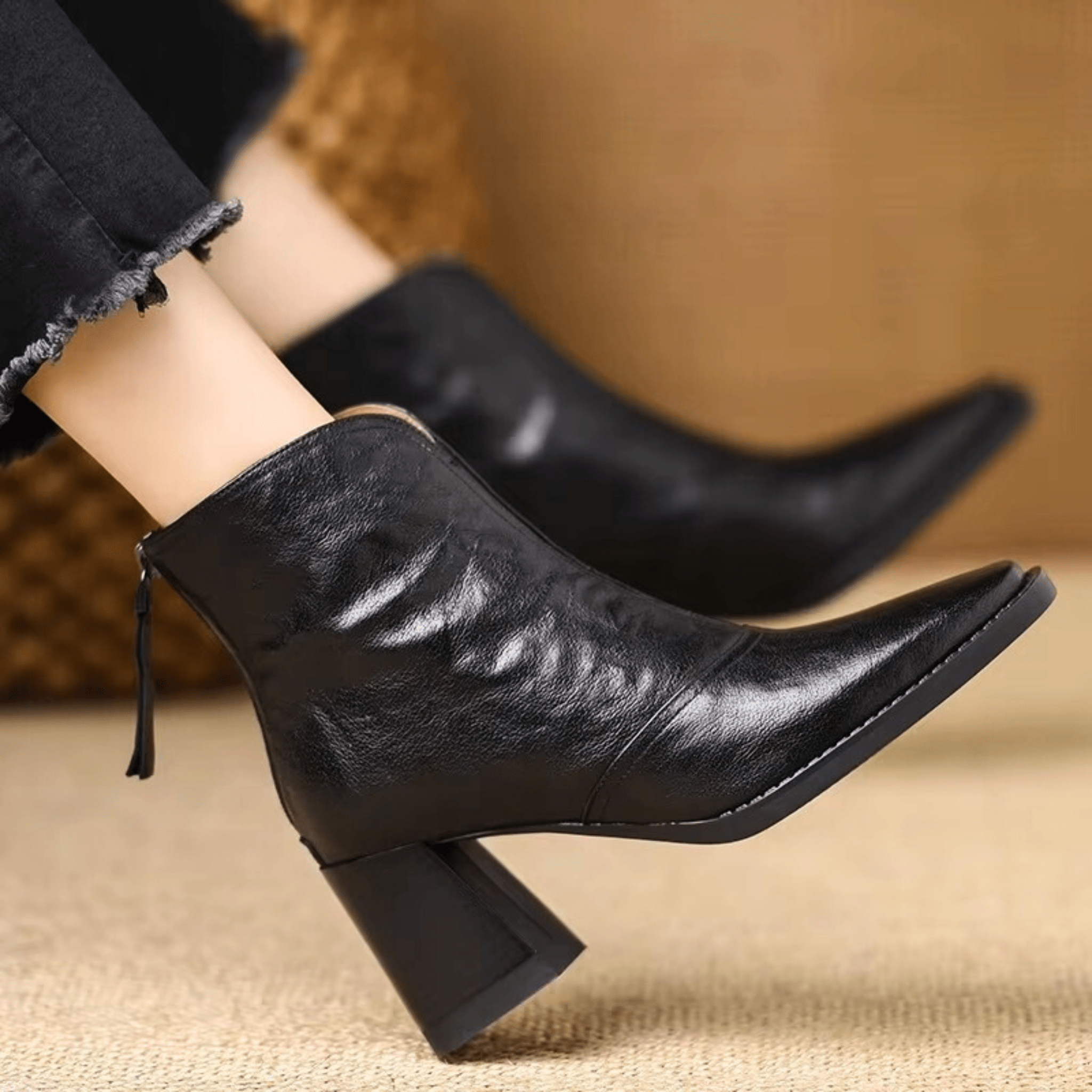 Zoe | Luxury Ankle Boots with Medium Heel