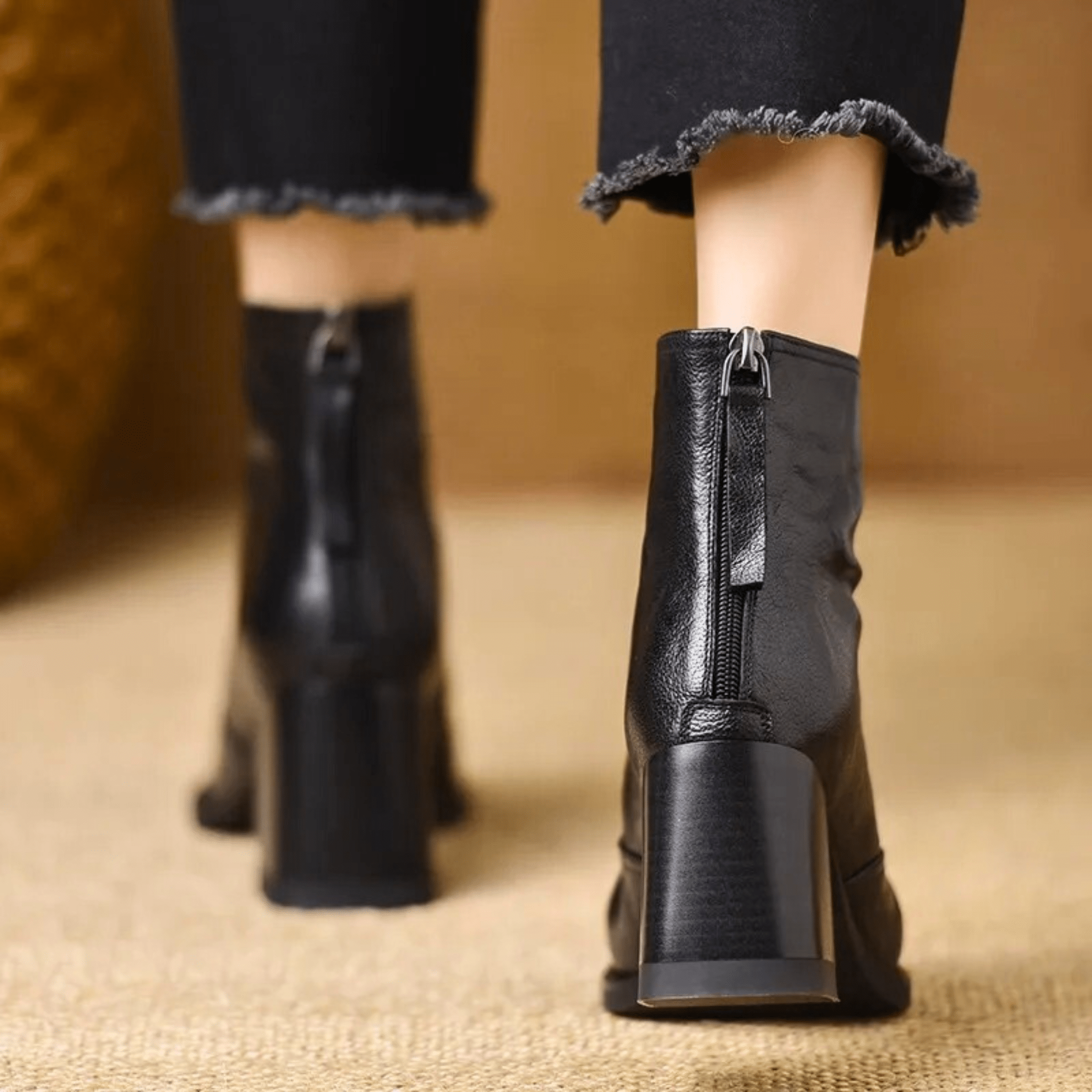 Zoe | Luxury Ankle Boots with Medium Heel