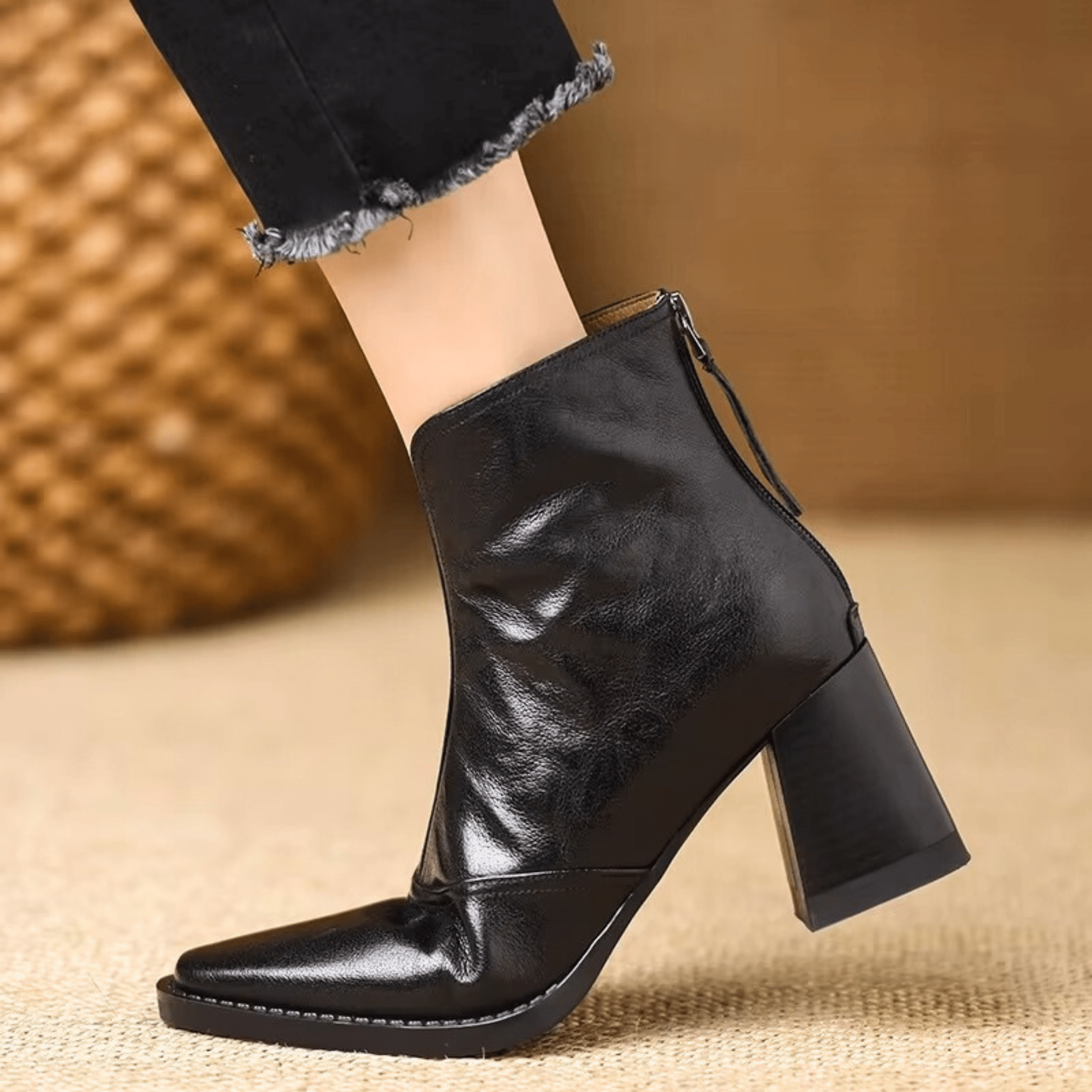 Zoe | Luxury Ankle Boots with Medium Heel