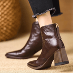 Zoe | Luxury Ankle Boots with Medium Heel
