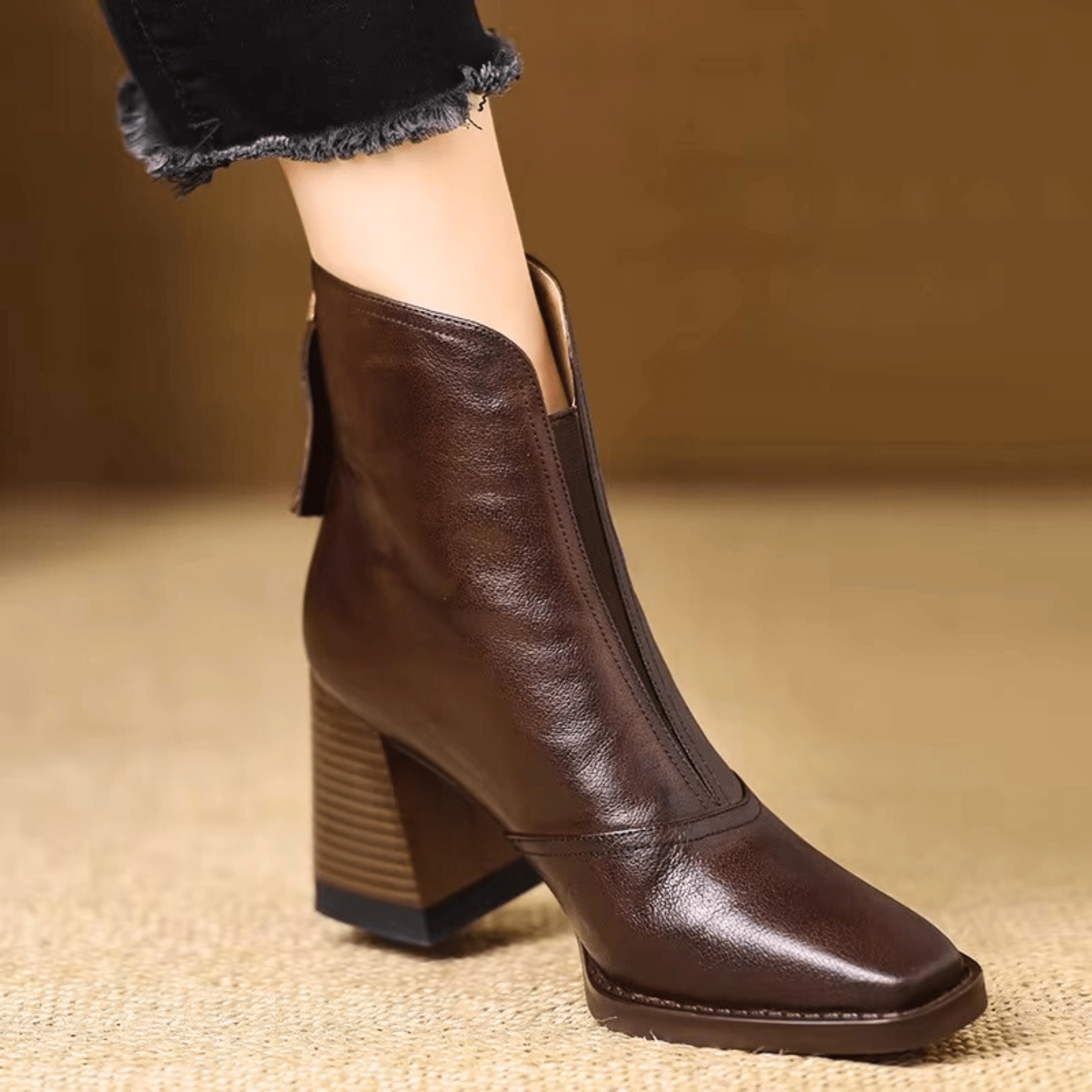 Zoe | Luxury Ankle Boots with Medium Heel